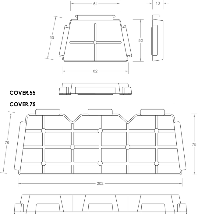 Accessorio Lamiere Grecate Tappo Cover